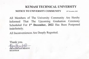 kstu postpones graduation